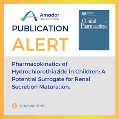 Pharmacokinetics of Hydrochlorothiazide in Children: A Potential Surrogate for Renal Secretion Maturation