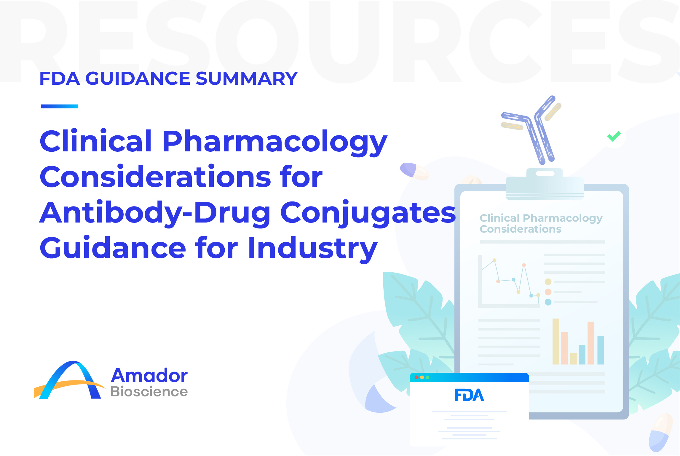 Clinical Pharmacology Considerations for ADC Guidance for Industry