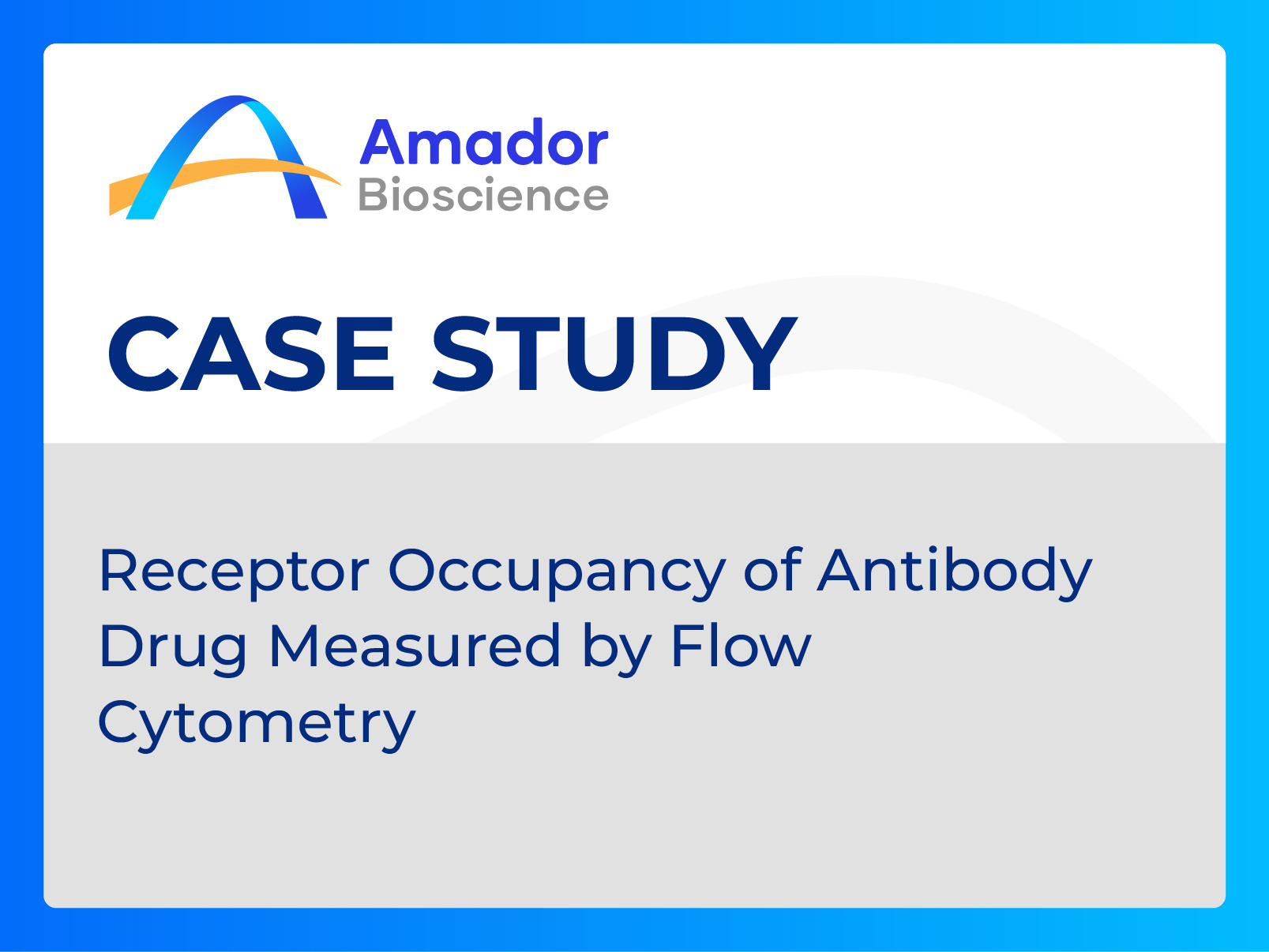 Receptor Occupancy of Antibody Drug Measured by Flow Cytometry